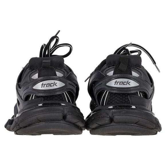 Balenciaga Track Sneakers in Black Polyurethane - Picture 4 of 8